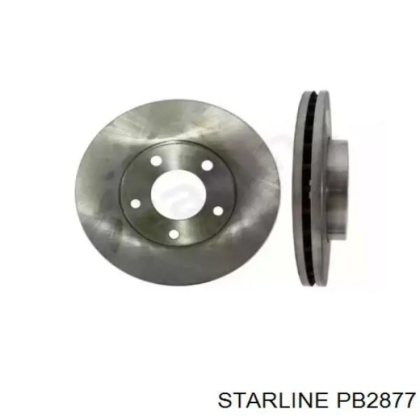 PB2877 Starline диск гальмівний передній