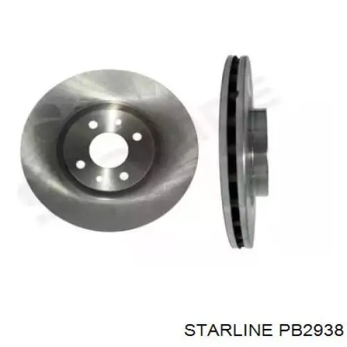 PB2938 Starline диск гальмівний передній