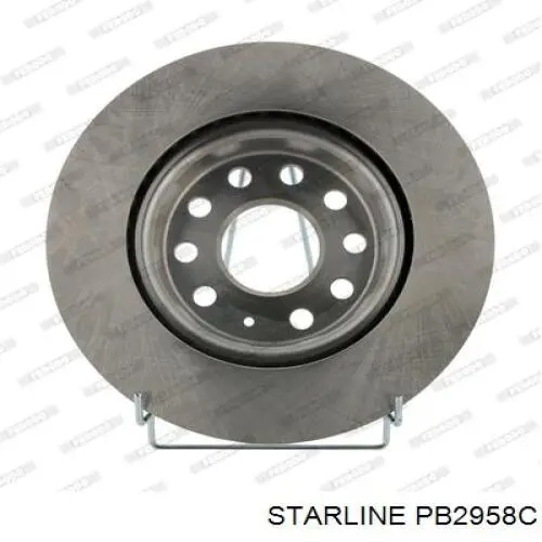Ремкомплект передніх гальм PB2958C Starline