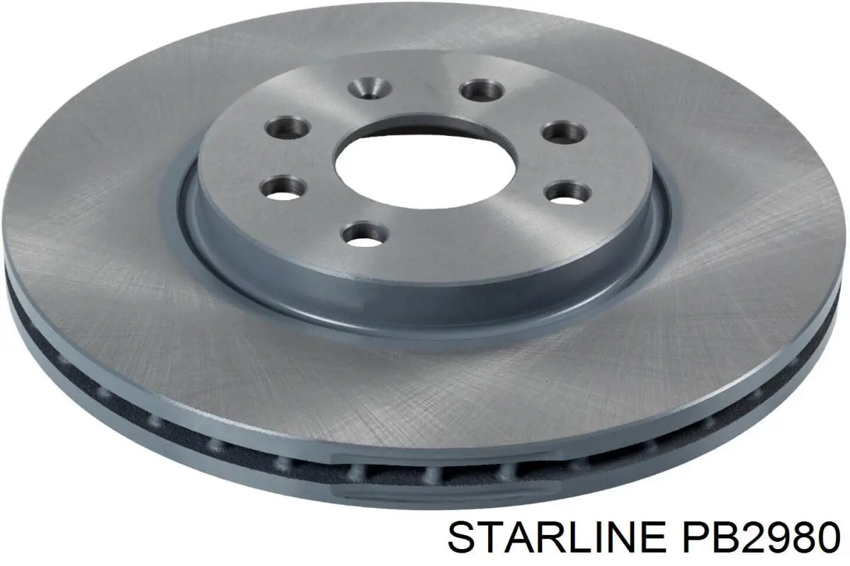 PB2980 Starline диск гальмівний передній