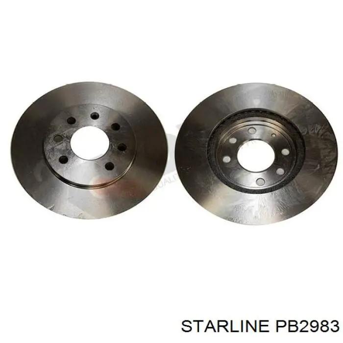 PB2983 Starline диск гальмівний передній