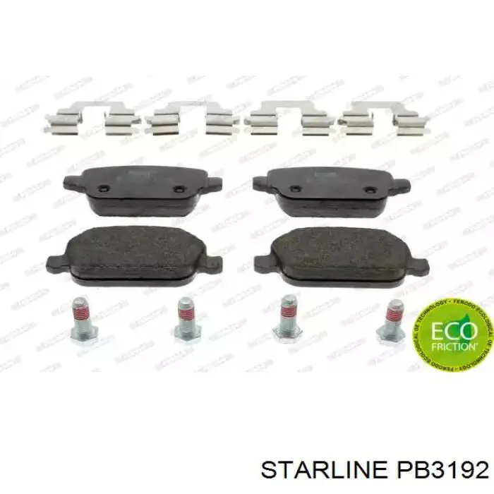 Купити PB3192 Starline Диск заднього гальма