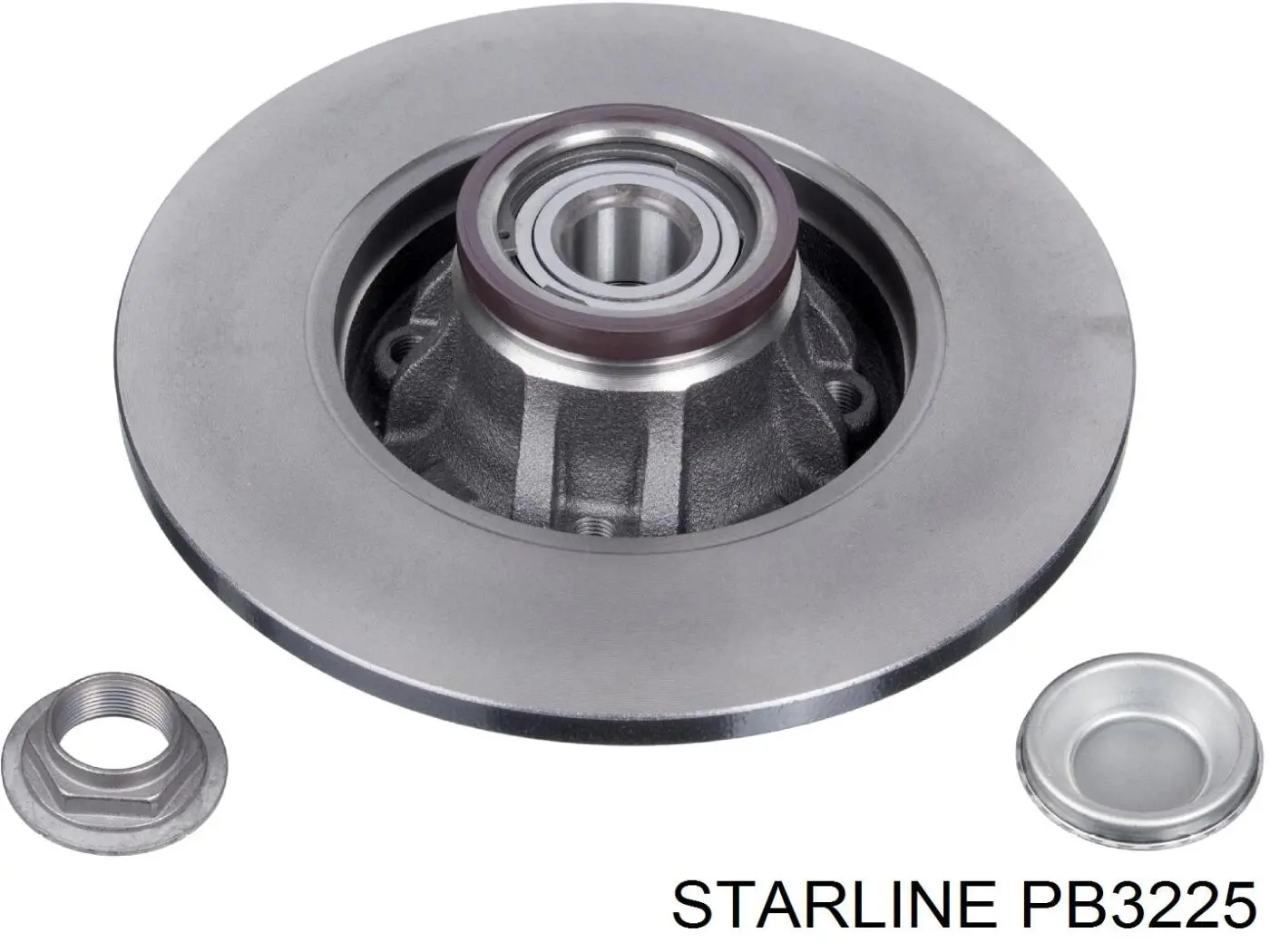 PB3225 Starline диск гальмівний задній