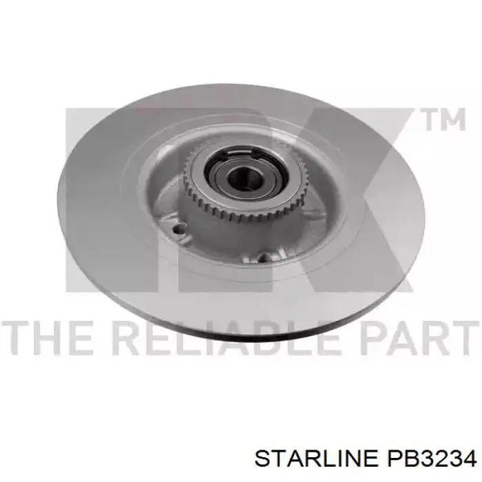 Диск гальмівний задній Starline PB3234