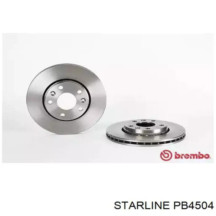 Диск гальмівний передній Starline PB4504