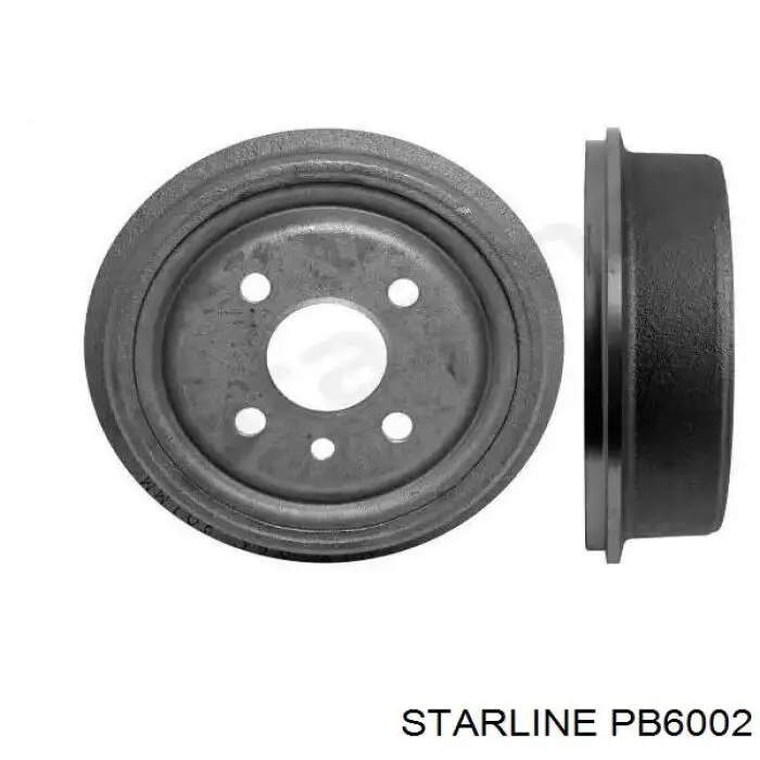Барабан гальмівний задній Starline PB6002 ціна, від 20.27 USD