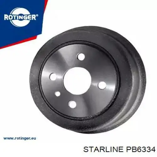 Барабан гальмівний задній Starline PB6334