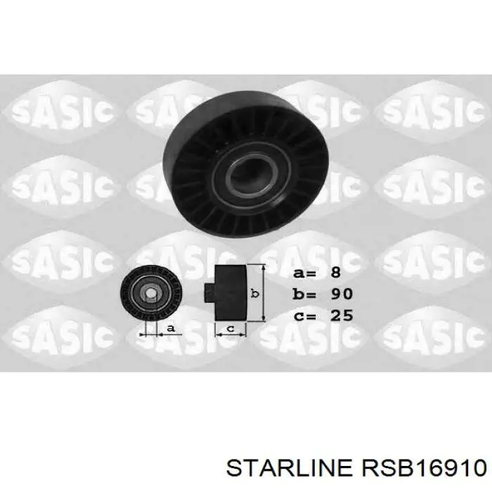 Ролик приводного ременя, паразитний Starline RSB16910 ціна, від 12.63 USD