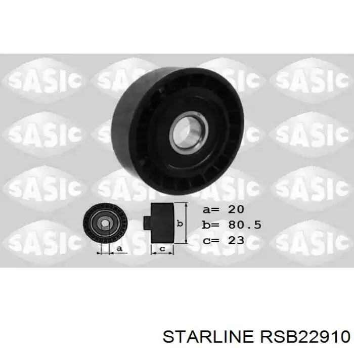 Ролик приводного ременя, паразитний Starline RSB22910