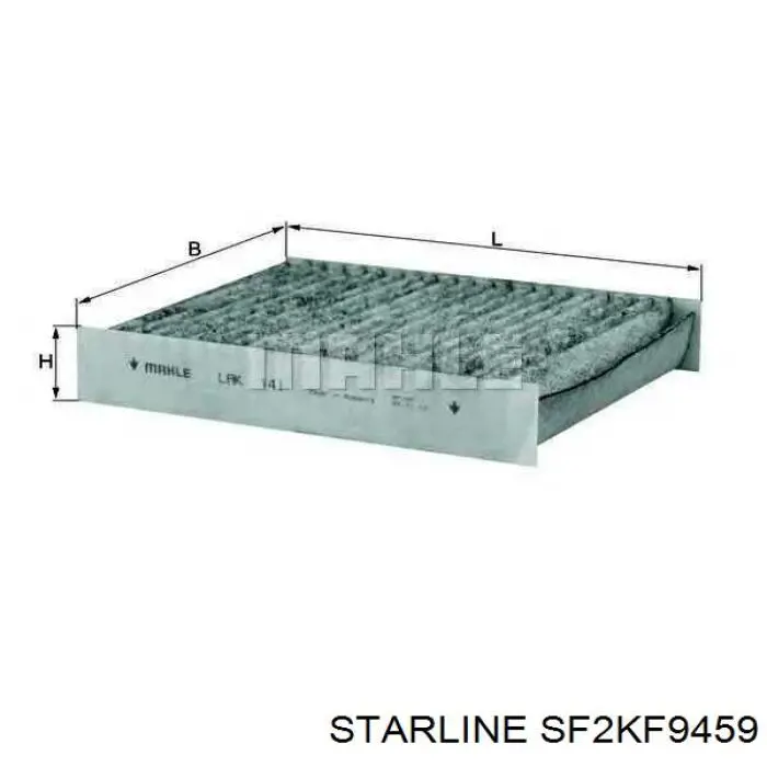 Фільтр повітряний обігрівача Starline SF2KF9459 ціна, від 8.12 USD