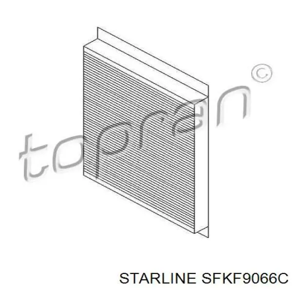 Фільтр салону SFKF9066C Starline