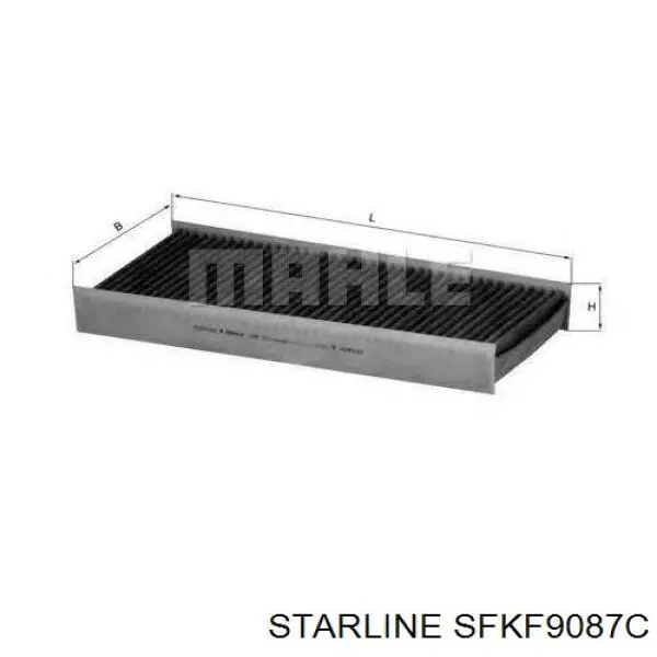 Фільтр салону SFKF9087C Starline