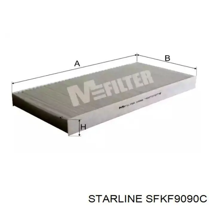 Фільтр повітряний обігрівача Starline SFKF9090C ціна, від 7.80 USD