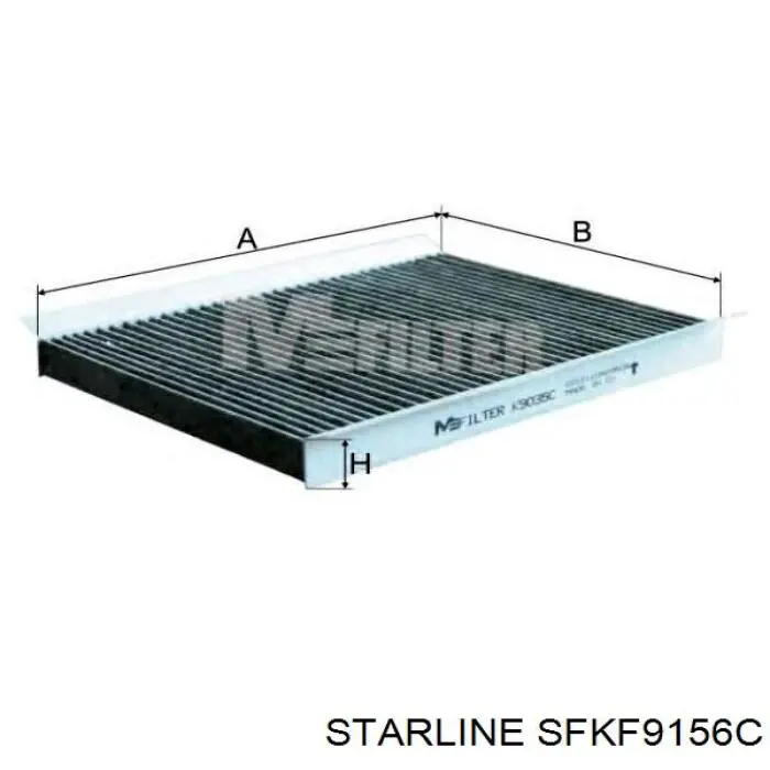 Фільтр салону SFKF9156C Starline