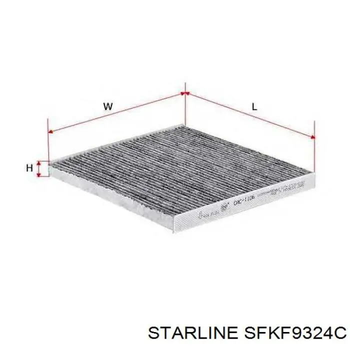 Фільтр салону SFKF9324C Starline