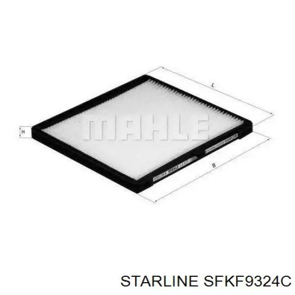 SFKF9324C Starline фільтр салону