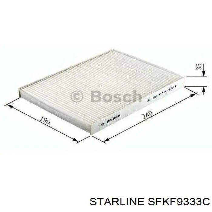 Фільтр салону SFKF9333C Starline