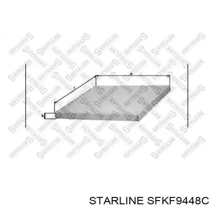 Фільтр салону SFKF9448C Starline