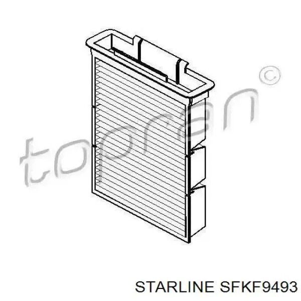 Купити SFKF9493 Starline Фільтр салону вугільний