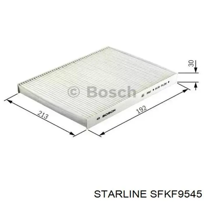 Повітряний фільтр салону Starline SFKF9545