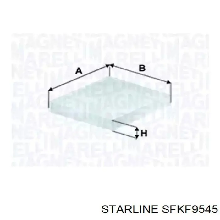 Купити SFKF9545 Starline Фільтр салону вугільний