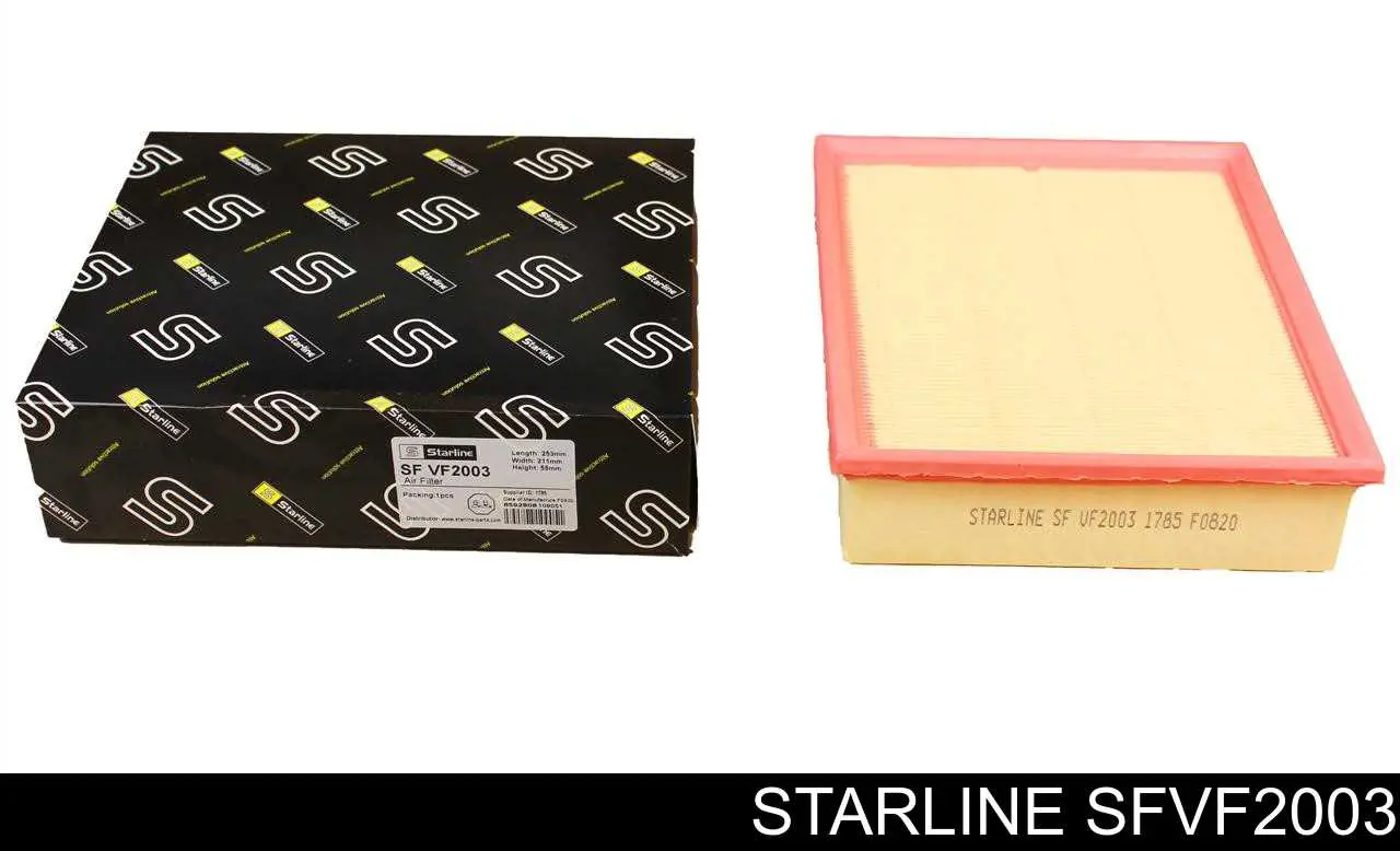 Елемент повітряного фільтра Starline SFVF2003 ціна, від 3.79 USD