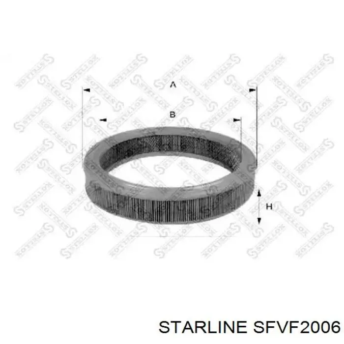 Фільтр повітряний Starline SFVF2006