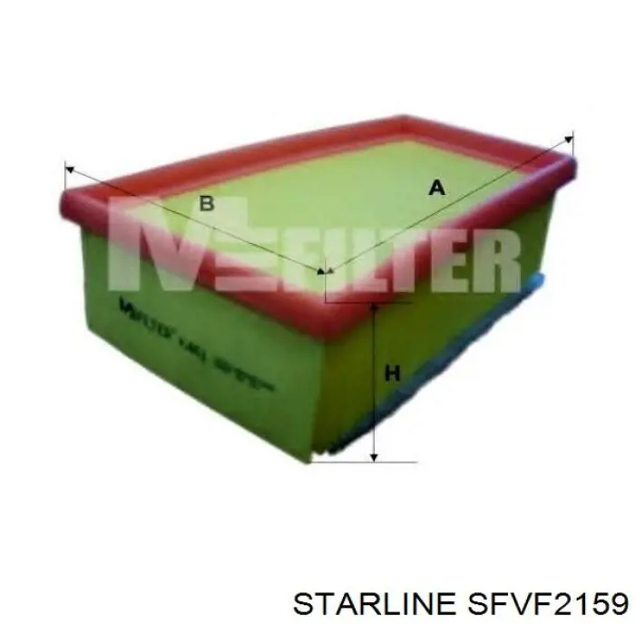 Фільтр повітряний Starline SFVF2159