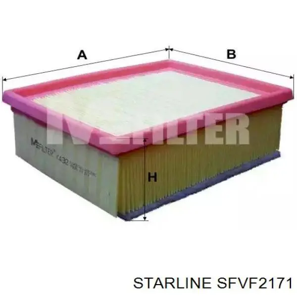 Купити SFVF2171 Starline Автомобільний фільтр повітря