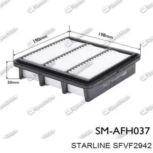Повітряний фільтр SFVF2942 Starline