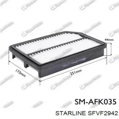 Фільтр повітряний Starline SFVF2942