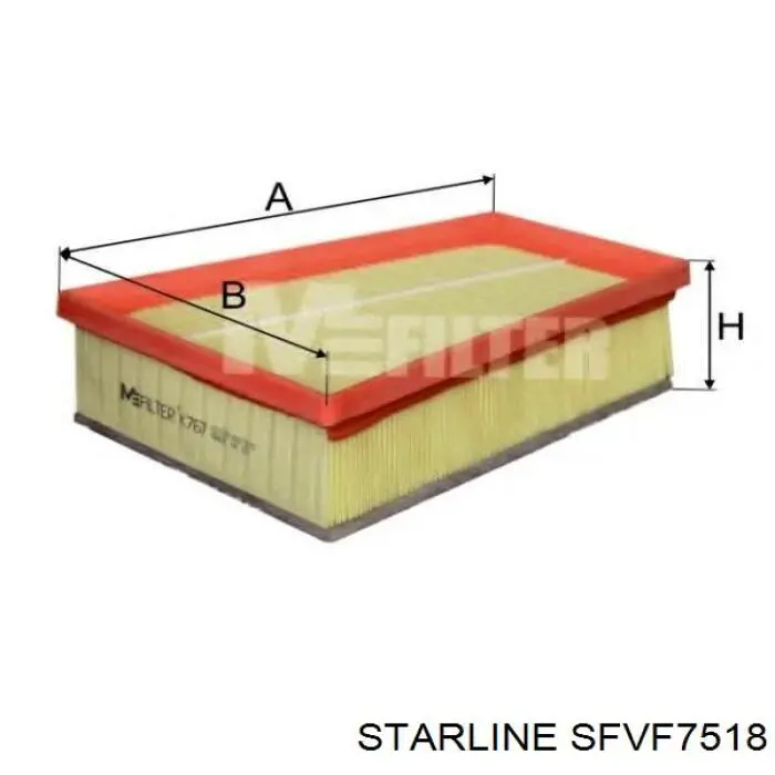 SFVF7518 Starline фільтр повітряний