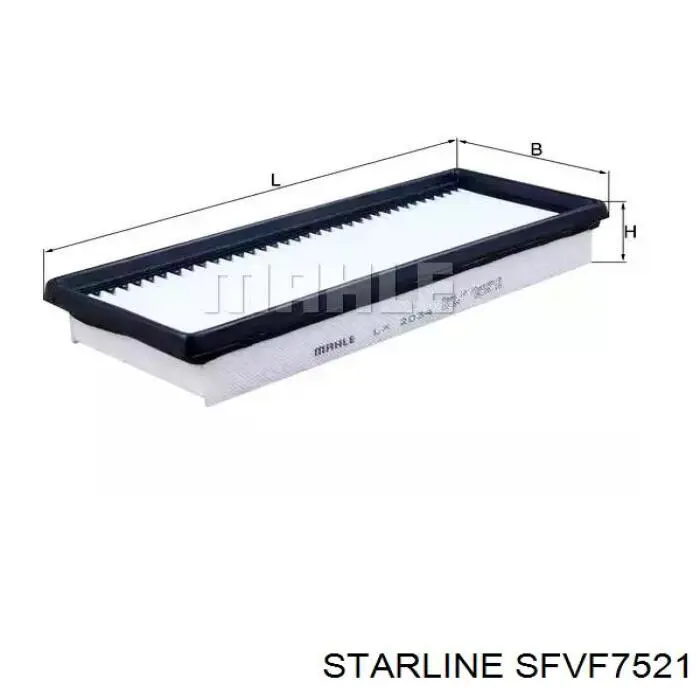 Купити SFVF7521 Starline Автомобільний фільтр повітря