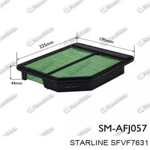 Купити SFVF7631 Starline Автомобільний фільтр повітря