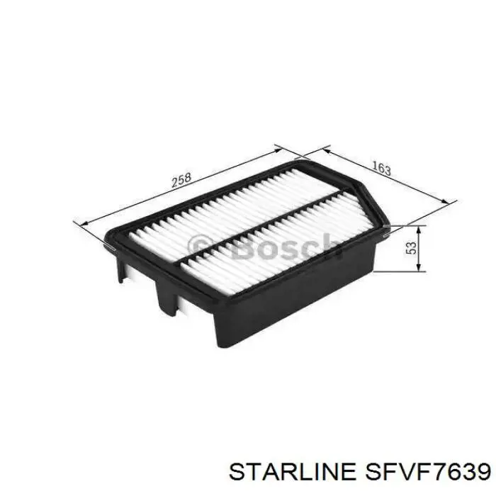 Фільтр повітряний Starline SFVF7639