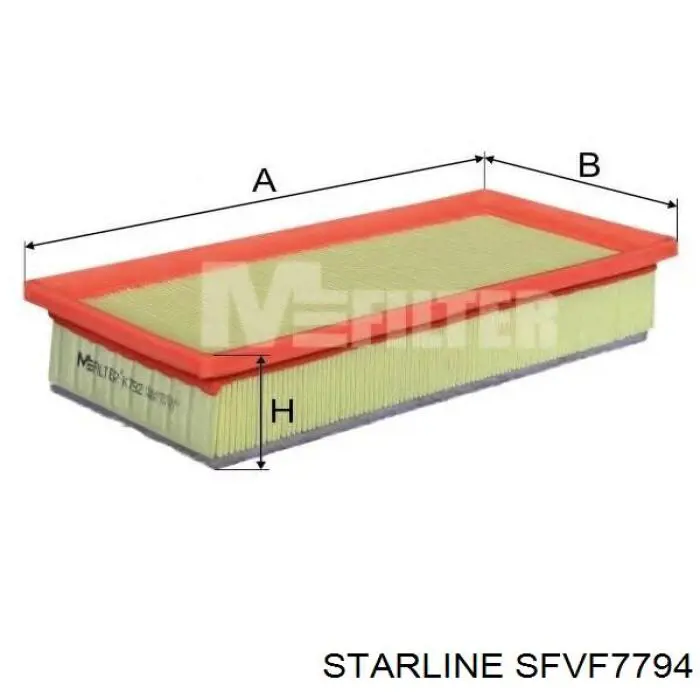 Купити SFVF7794 Starline Автомобільний фільтр повітря