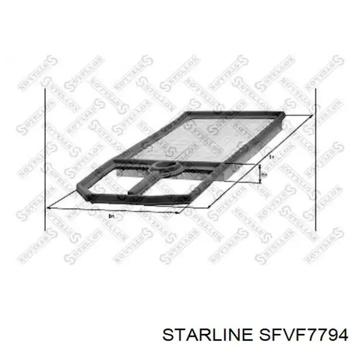 Фільтр повітряний Starline SFVF7794