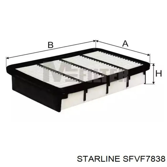 Купити SFVF7838 Starline Автомобільний фільтр повітря