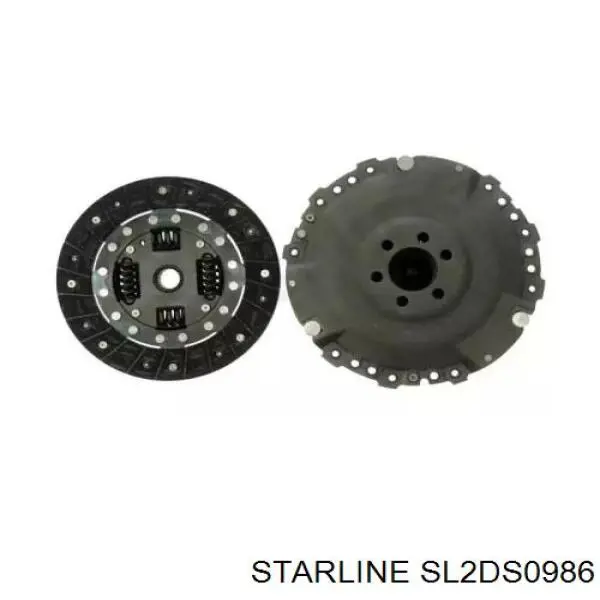 SL2DS0986 Starline комплект зчеплення (3 частини)