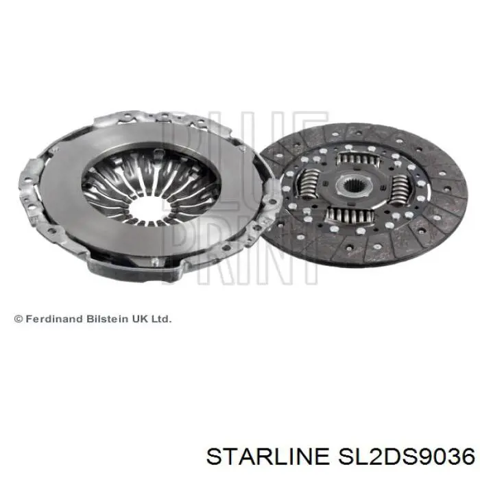 Купити SL2DS9036 Starline Комплект зчеплення (диск, корзина, підшипник)