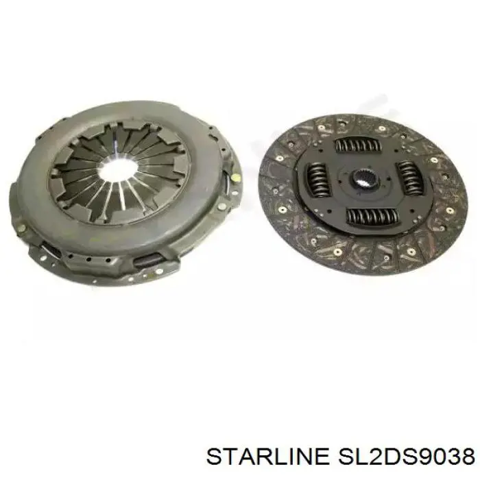 Купити SL2DS9038 Starline Комплект зчеплення (диск, корзина, підшипник)