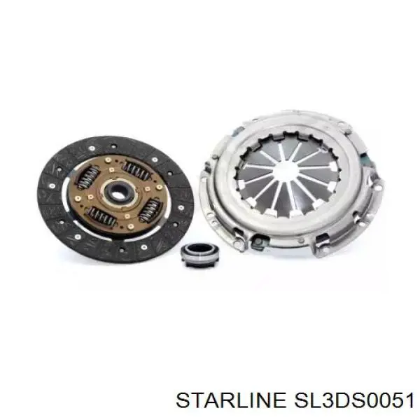 SL3DS0051 Starline Зчеплення в зборі