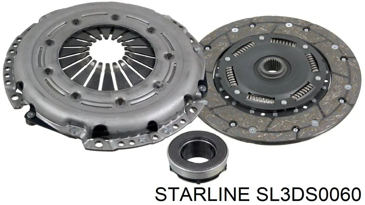 SL3DS0060 Starline комплект зчеплення (3 частини)