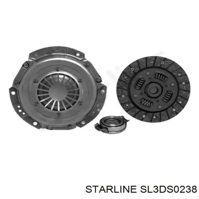 Комплект зчеплення (3 частини) Starline SL3DS0238 ціна, від 78.71 USD