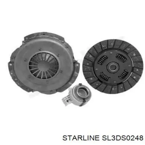 Купити SL3DS0248 Starline Комплект зчеплення (диск, корзина, підшипник)