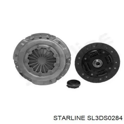 Купити SL3DS0284 Starline Комплект зчеплення (диск, корзина, підшипник)