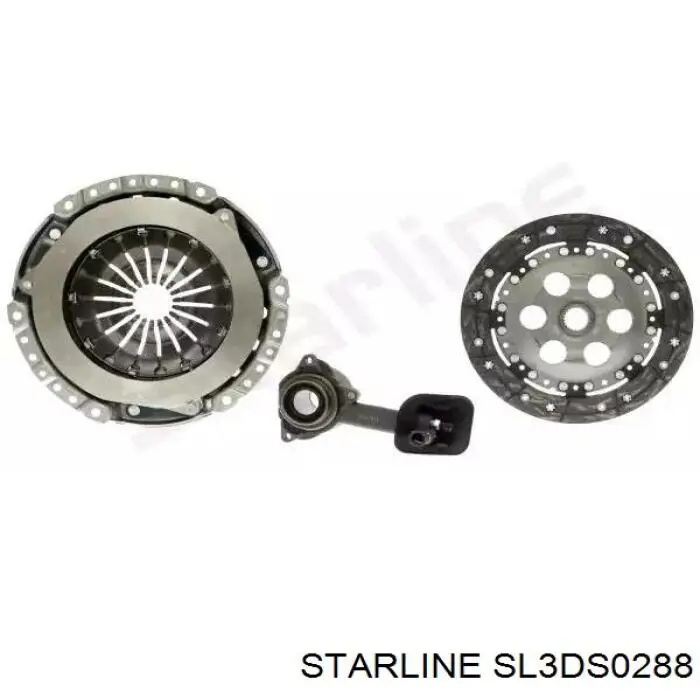 Купити SL3DS0288 Starline Комплект зчеплення (диск, корзина, підшипник)