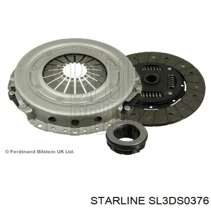 Купити SL3DS0376 Starline Комплект зчеплення (диск, корзина, підшипник)