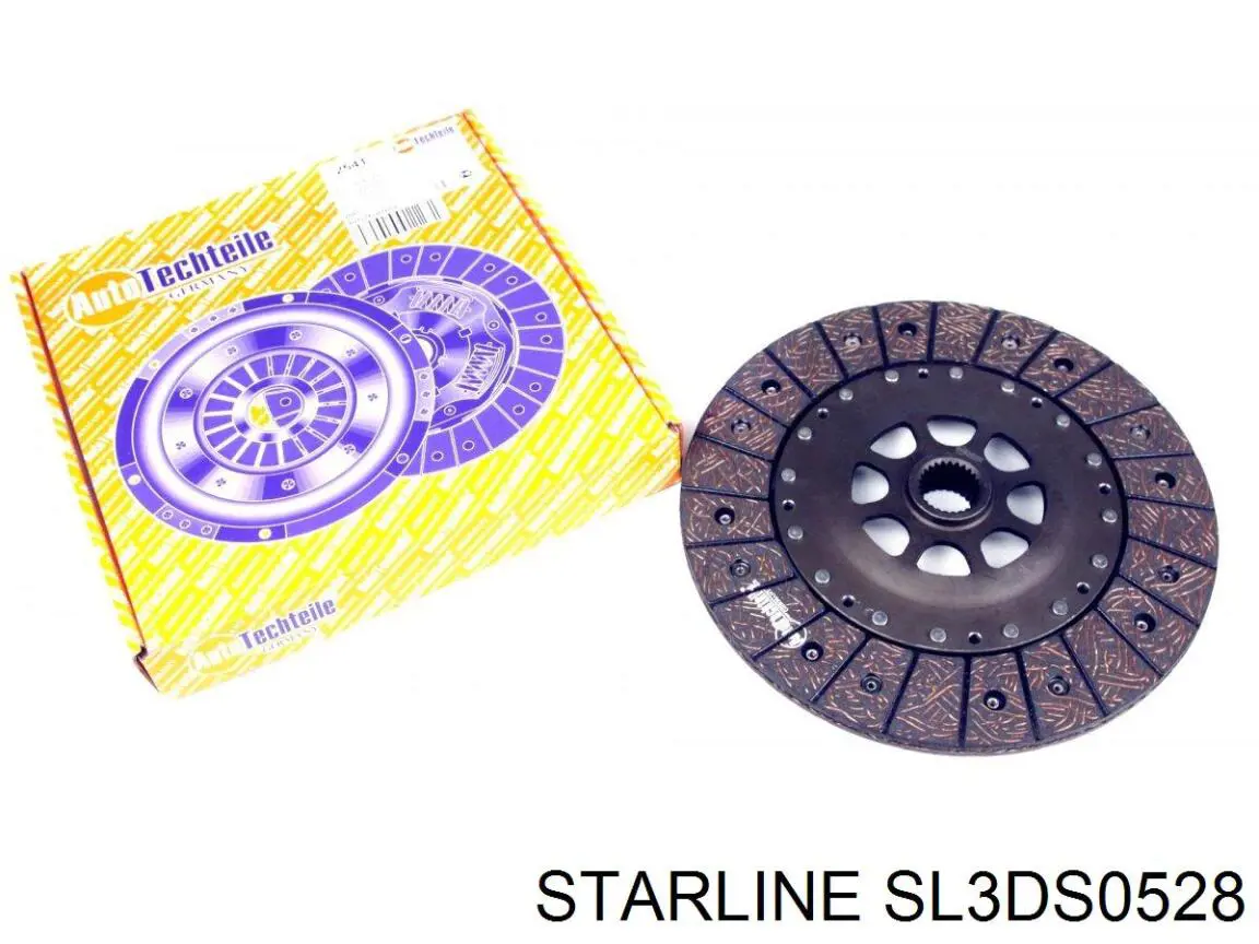 Купити SL3DS0528 Starline Комплект зчеплення (диск, корзина, підшипник)