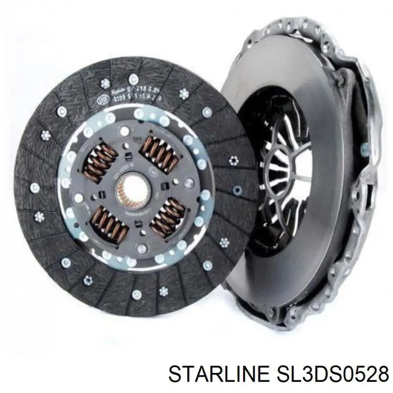 SL3DS0528 Starline комплект зчеплення (3 частини)